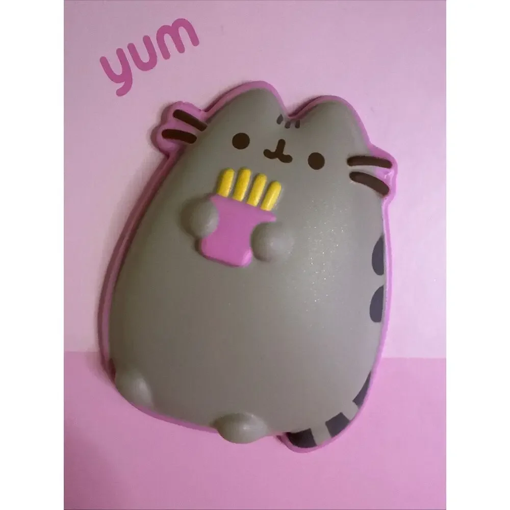 Pusheen Pink Notebook Yum Fries Squishy 3D Cover 160 Lined Pages 2025 Spiral